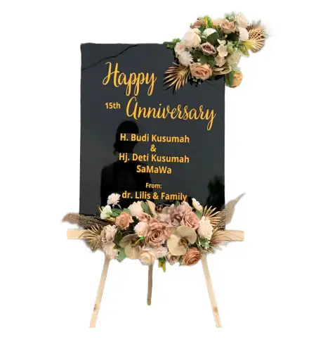 Papan Bunga Akrilik Bajing Kulon